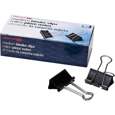 OfficeMate Medium Binder Clips, 1-1/4
